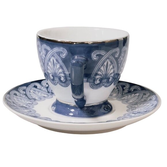 BOMBAY COMPANY Cup and Saucer Set Coffee or Tea Set - Picture 4 of 7